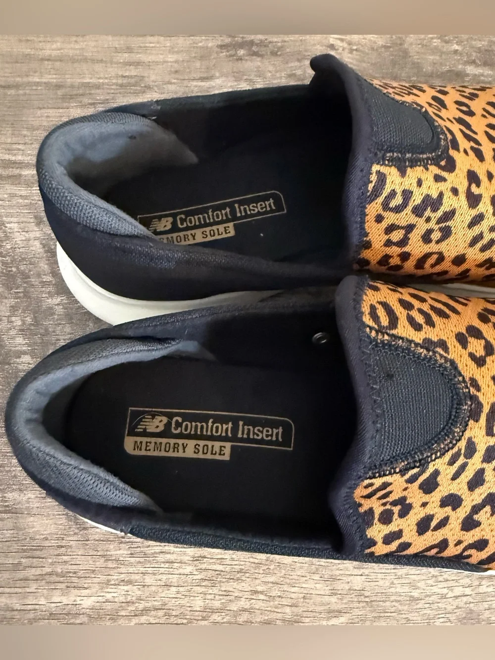 New Balance Dynasoft Slip On Cheetah Print Sneakers Women’s Size 7.5 Lightweight